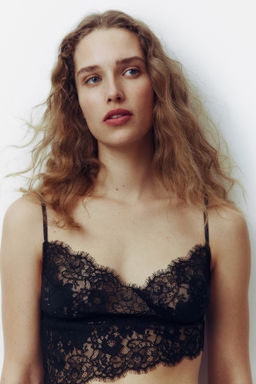 Bralette asim?trico de encaje - H&m фото 3