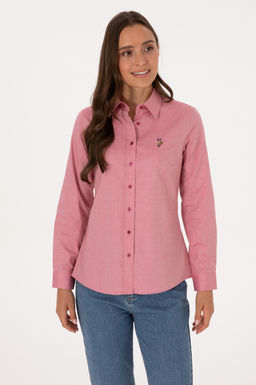 Kad_n Koyu Frambuaz Uzun Kollu Basic G_mlek Sepette S_rpriz _ndirim - U.s. polo assn фото 3