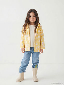 ?i?ekli K?z ?ocuk Ya?murluk