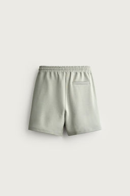 BERMUDA JOGGER RELAXED FIT INTERLOCK / verde lavado - Zara фото 11