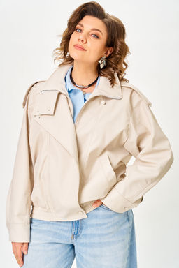 Куртка Anastasia Mak 1322 бежево-жемчужный