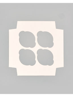 Цена за 5 шт. Коробка подарочная для 4 капкейков «Для тебя», 16×16×10 см, с окном