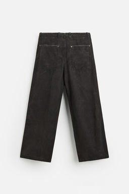 RELAXED FIT FADED TROUSERS - Zara фото 7
