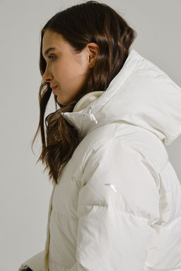 Пуховик длинный Белый TRN Long Down Jacket - Anta фото 4