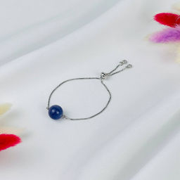 Браслет регулируемый с Танзанитом