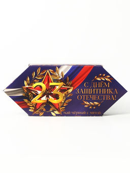 Цена за 2 шт. Чай подарочный 23 февраля, вкус: мята, 20 г