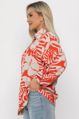 Рубашка Массандра (оранжевая) Б13761-25М - Lt collection фото 4