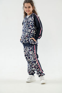 Костюм подростковый из футера 2-хн джемпер и брюки SportLand буквы - Амадэль фото 8