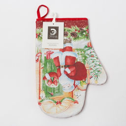 Варежка-прихватка Радости 20х28см,100% х/л, ватин 250г/м2 - Этель фото 4