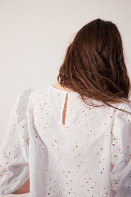 Blusa con bordado ingles - H&m фото 4