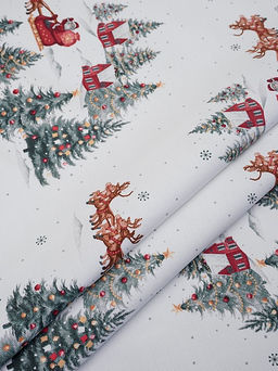 Дорожка "Очарование нового года", ш.0.5м, хлопок -100%, 228гр/кв.м