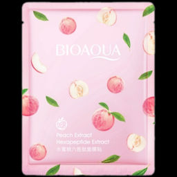 Bioaqua Peach Hexapeptide Extract, 25g - Маска-салфетка для лица с экстрактом персика, 25г