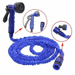 Шланг-стрейч для полива + пистолет в комплекте. Растягивается под напором до 40-45 метров ID2350