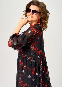 Платье EVA GRANT 7281А цветочный принт
