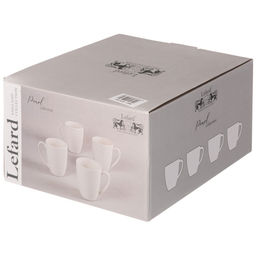 НАБОР КРУЖЕК LEFARD PEARL 4 ШТ. 8,9*12,4*10,7 СМ 410 МЛ  фото 2