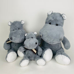 Мягкая игрушка Бегемот с бантиком 40 см (арт. 6431) - Storyland фото 2