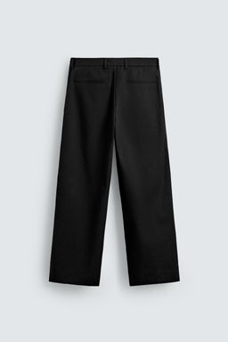 PLEATED WIDE-LEG TROUSERS - Zara фото 8