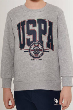 U. S. Polo Assn Серый меланжевый пижамный комплект для мальчика - U.s. polo assn фото 5