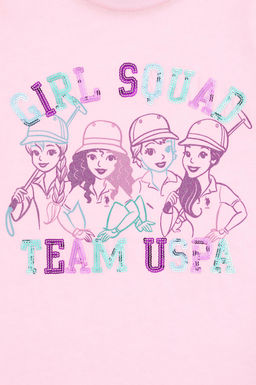 K_z _ocuk A__k Pembe Ti__rt Sepette S_rpriz _ndirim - U.s. polo assn фото 3