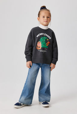 ACOOLA / Джемпер детский для девочек Somalia графитовый  фото 2