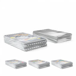 Цена за 4 шт. Записная книга на спирали ErichKrause Простоквашино, А6, 60 листов, клетка_MIX-PACK  фото 8