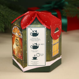 Чай чёрный Открой двери для счастья, вкус: имбирный пряник, 50 г. - Фабрика счастья фото 3