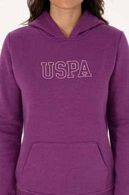 Kad_n Menek_e _ardonlu Kap__onlu Basic Sweatshirt - U.s. polo assn фото 6