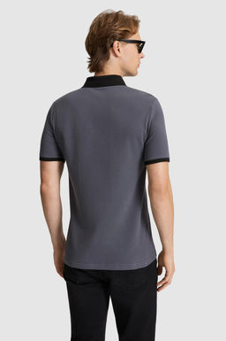 Erkek Antrasit Regular Fit Polo Yaka Basic Ti__rt - U.s. polo assn фото 5
