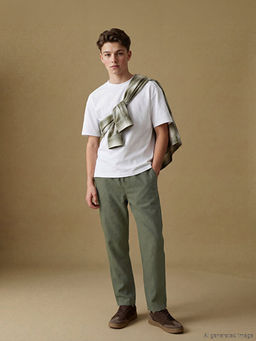 Брюки Regular Fit для мальчиков из поплина