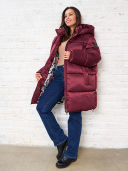 Пальто женское 2241122002 bordo