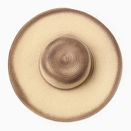Шляпа женская MINAKU, бежевый, тёмно-коричневый, размер 58