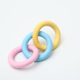 Игрушка плавающая для собак Кольца Пижон Premium, вспененный TPR, 16 см  фото 2