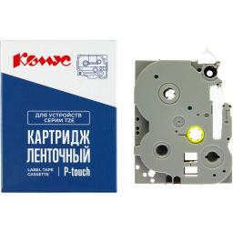 Картридж Комус TZE-152(Brother TZE-152красный на прозрачном,24мм/8м)