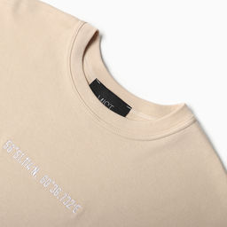 Футболка женская MIST Coordinates, размер L-XL, бежевая