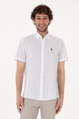 Erkek Beyaz K_sa Kollu G_mlek Sepette S_rpriz _ndirim