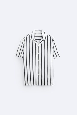 STRIPED STRETCHY SHIRT - Zara фото 6