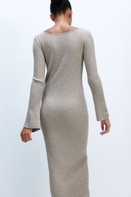 Vestido en punto de canale - H&m фото 4