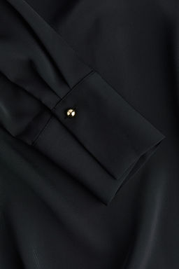 Vestido drapeado de sarga - H&m фото 6