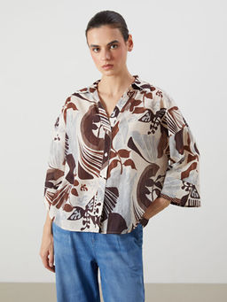 Desenli Oversize Kad?n G?mlek