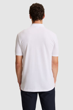 Erkek Beyaz Regular Fit Polo Yaka TiЕГrt - U.s. polo assn фото 5