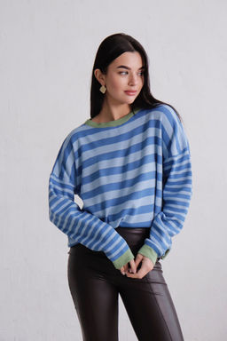 10653 Джемпер в полоску - Martichelli фото 14