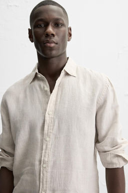 100% LINEN SHIRT - Zara фото 36