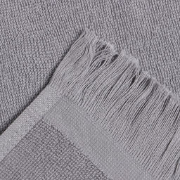 Полотенце махровое LoveLife Fringe 70х130 см, цвет серый, 100% хлопок, 380 гр/м2  фото 4