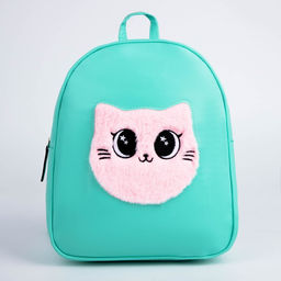 Рюкзак из искусственной кожи Котик, нашивка плюш, 27 х 23 х 10 см - NAZAMOK KIDS фото 2