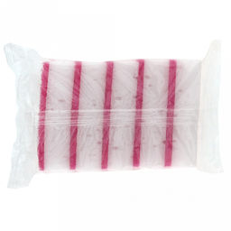 Губка для посуды Коломбина 10х6,7х3см, поролон, абразивная фибра, арома - клубника, набор 5шт (Россия) - Домашняя мода фото 6