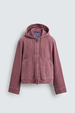 WASHED HOODIE JACKET - Zara фото 7
