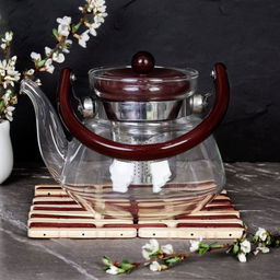 Чайник 750 мл жаропрочное стекло / YG-0331 /уп 36/ - ГалеонТрейд фото 4