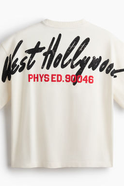 Camiseta estampada Oversized Fit - H&m фото 7
