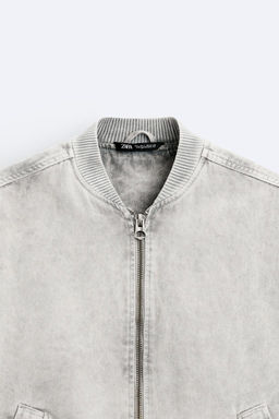 COTTON BOMBER JACKET - Zara фото 8