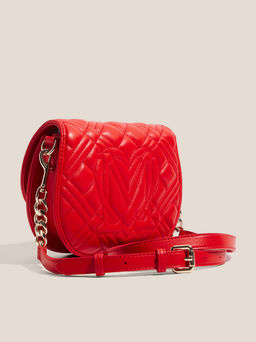 Кросс-боди LOVE MOSCHINO QUILTED BAG Артикул 4623938, рубиновый  фото 3